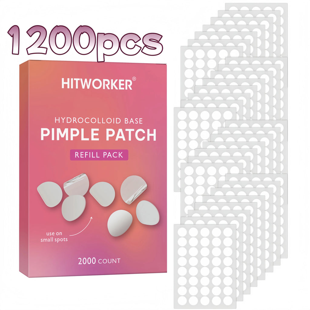2000/1200 pieces/box of acne patches - non-alcoholic, used to absorb acne secretions, non irritating, essential for acne care Oasis Select 1200pcs