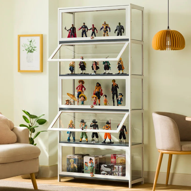 Figure display cabinet Floor-to-ceiling simple modern living room Layered shelves Household lockers Blind box display cabinet Oasis Select