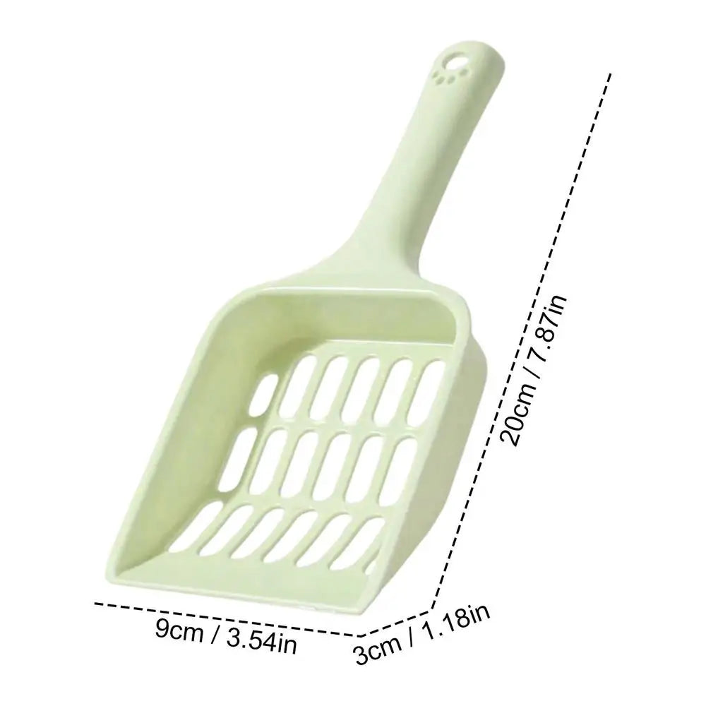 Cat Litter Scoop pet litter shovel Candy color appearance horizontal handle cat toilet shovel poop pickup Cat cleaning supplie Oasis Select Green