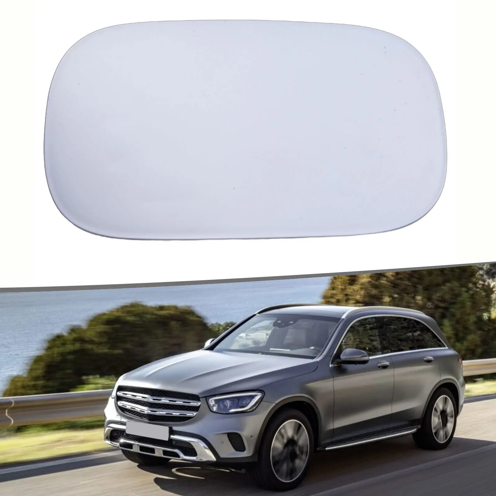 Fuel Filler Door Replacement Part Number 2537570400 for Mercedes GLC300 GLC350e For GLC43 For AMG 4Matic 2016 2019 Models Oasis Select