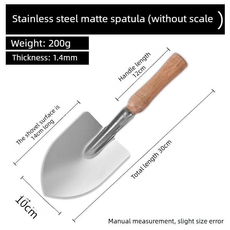 Stainless Steel Small Shovels Durable Garden Tools Pot Planting Digging Soil Succulent Flower Spades Planting Flowers Gardening Oasis Select A