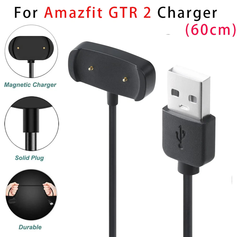 Amazfit Charger Cable – GTS 4 Mini, GTR 2, Bip 5, T-Rex Pro Smartwatch Charging Cable Oasis Select