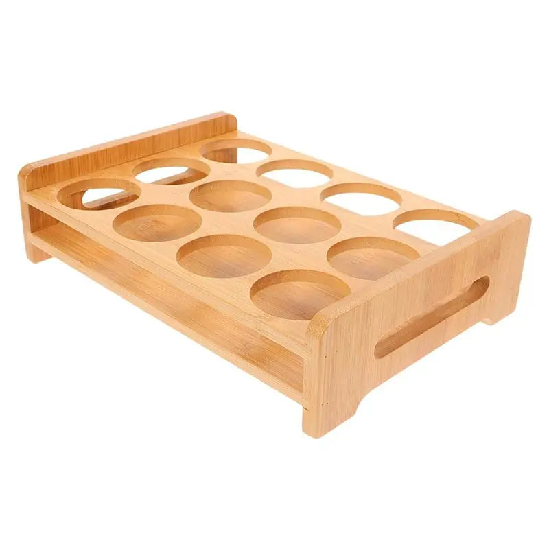 LIKE WISH 2X Shot Glasses Set Shot Glass Tray Holder With 12 Holes Serving Stand For Tequila Whiskey Brandy-Party Club Bar Oasis Select