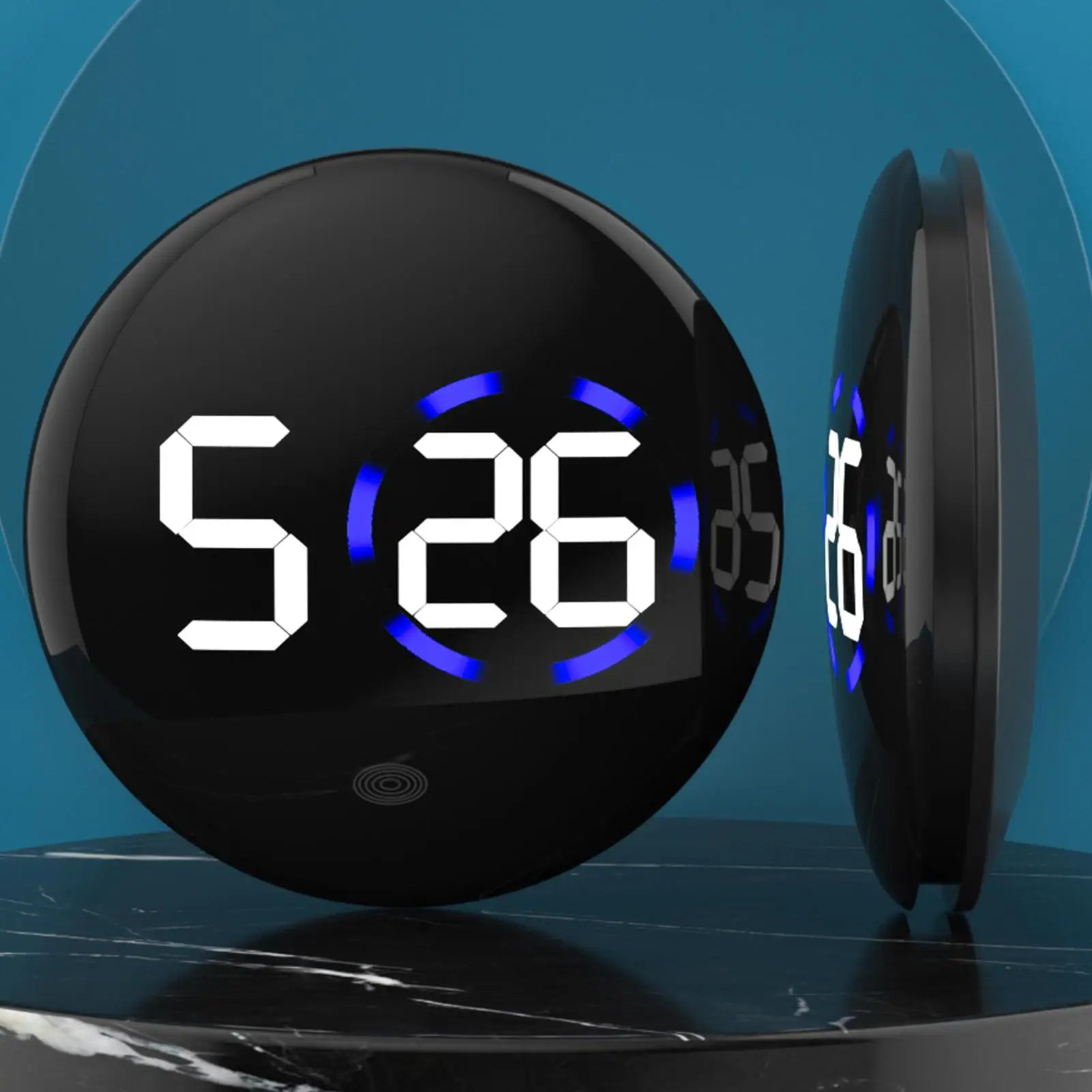 Waterproof car electronic clock electric vehicle dashboard display adhesive simple small clock LED Digital Kitchen Timer Oasis Select