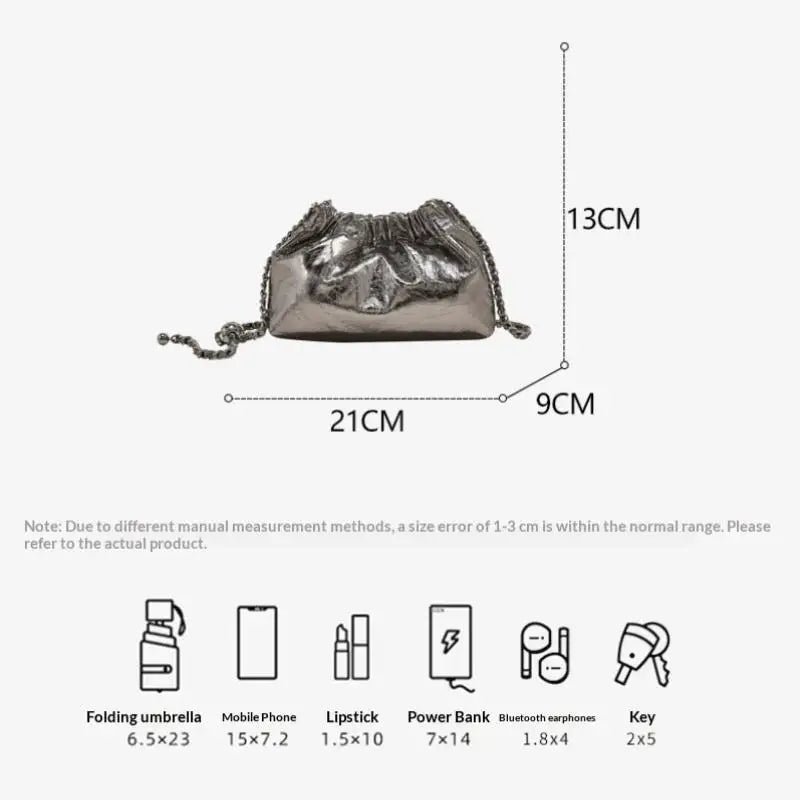 PU Leather Mini Crossbody Shoulder Bag for Women | Small Purse