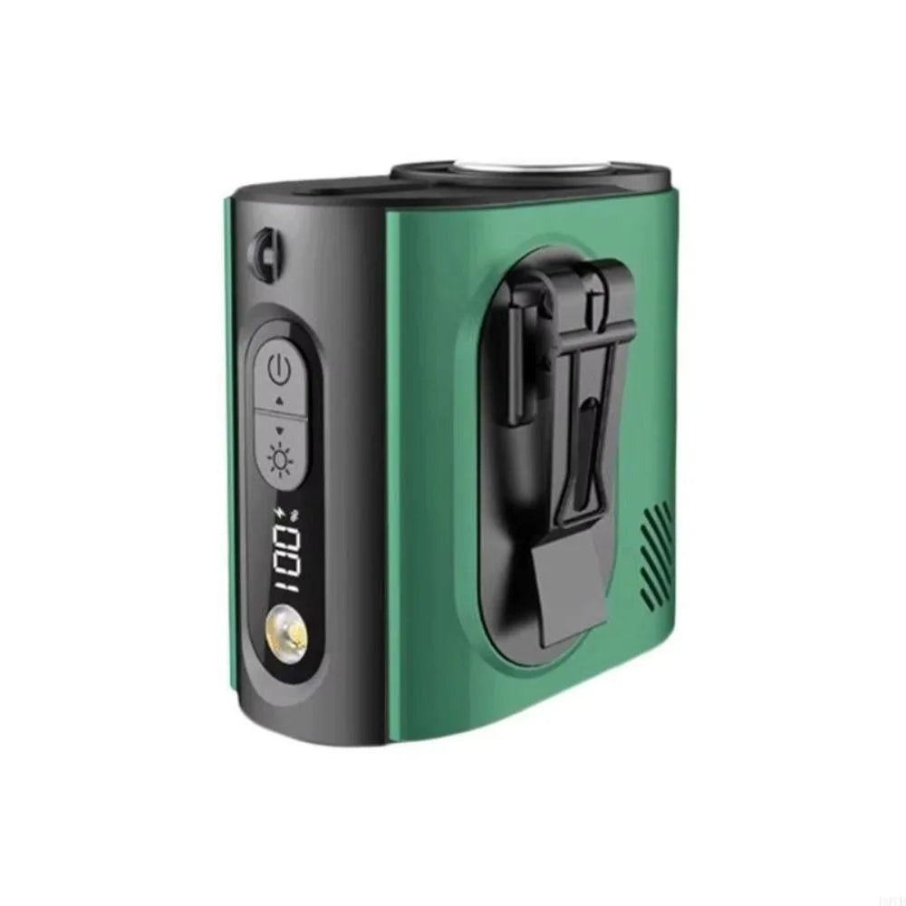 Brushless Motor Waist Cooling Fan Hands-Free Fast Speed Waist-mounted Fan Bladeless Design Portable Clip Portable Waist Fan Oasis Select Green