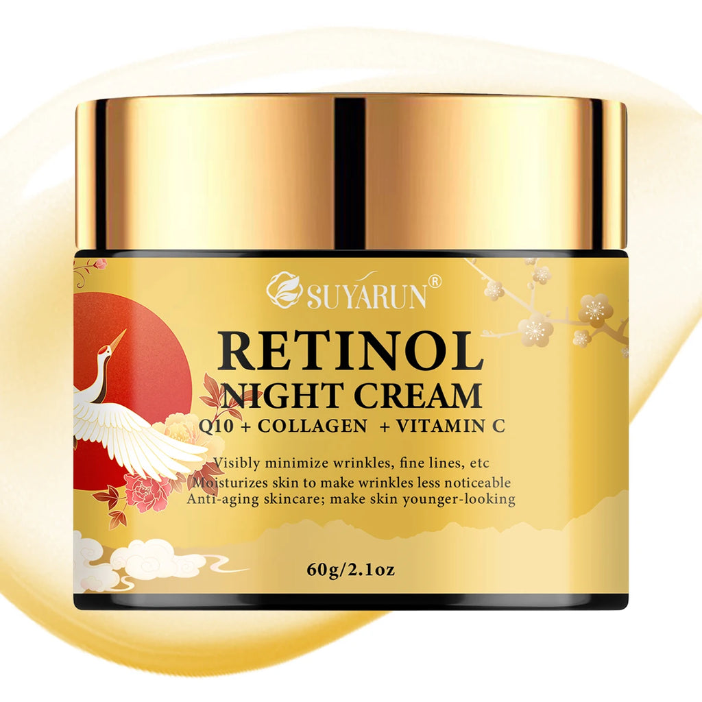 SUYARUN Retinol Night Cream – Niacinamide & Vitamin C Face Cream Retinol Night Cream Oasis Select 60g