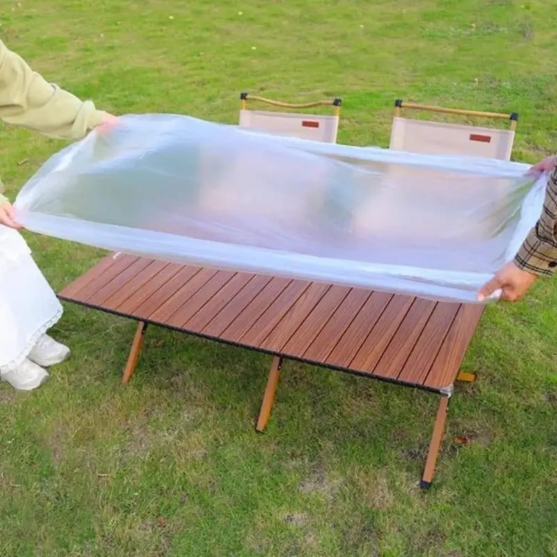 10-Pack Disposable Waterproof Table Covers – Elastic Edge