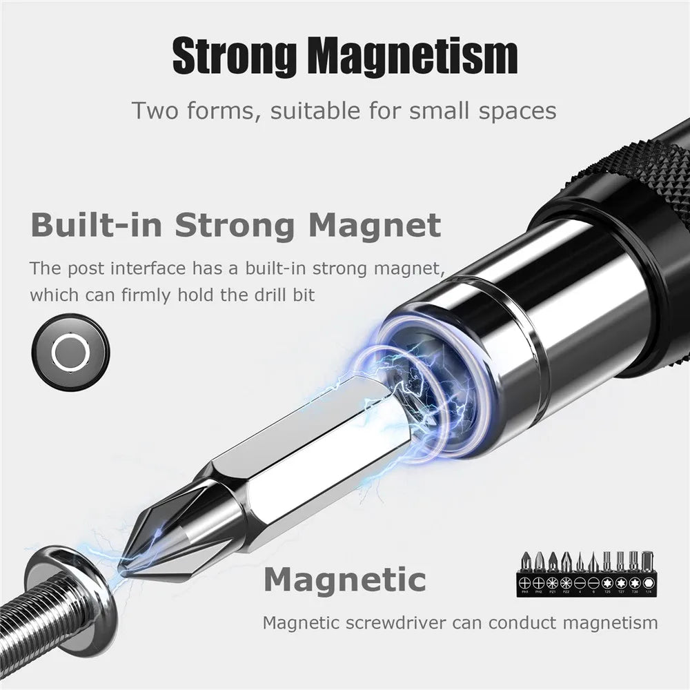1/4"Hex Magnetic Pivoting Drill Bit Quick Change Drive Guide Drill Pivoting Bit Holder for Tight Spaces Magnetic Bit Tip Holder Oasis Select