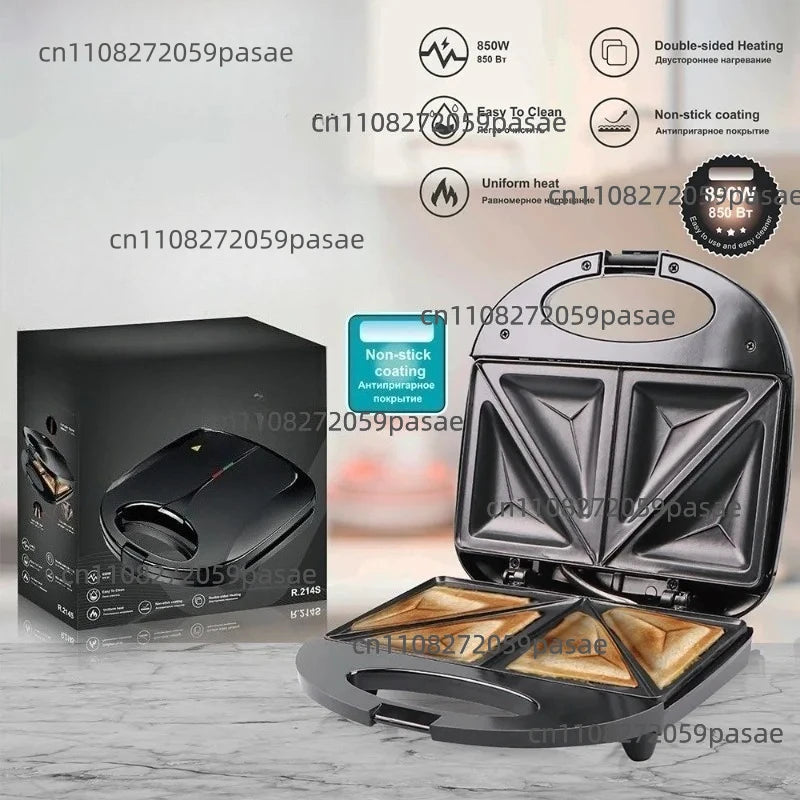 Non-Stick Sandwich Maker & Waffle Iron – Breakfast Grill Pan