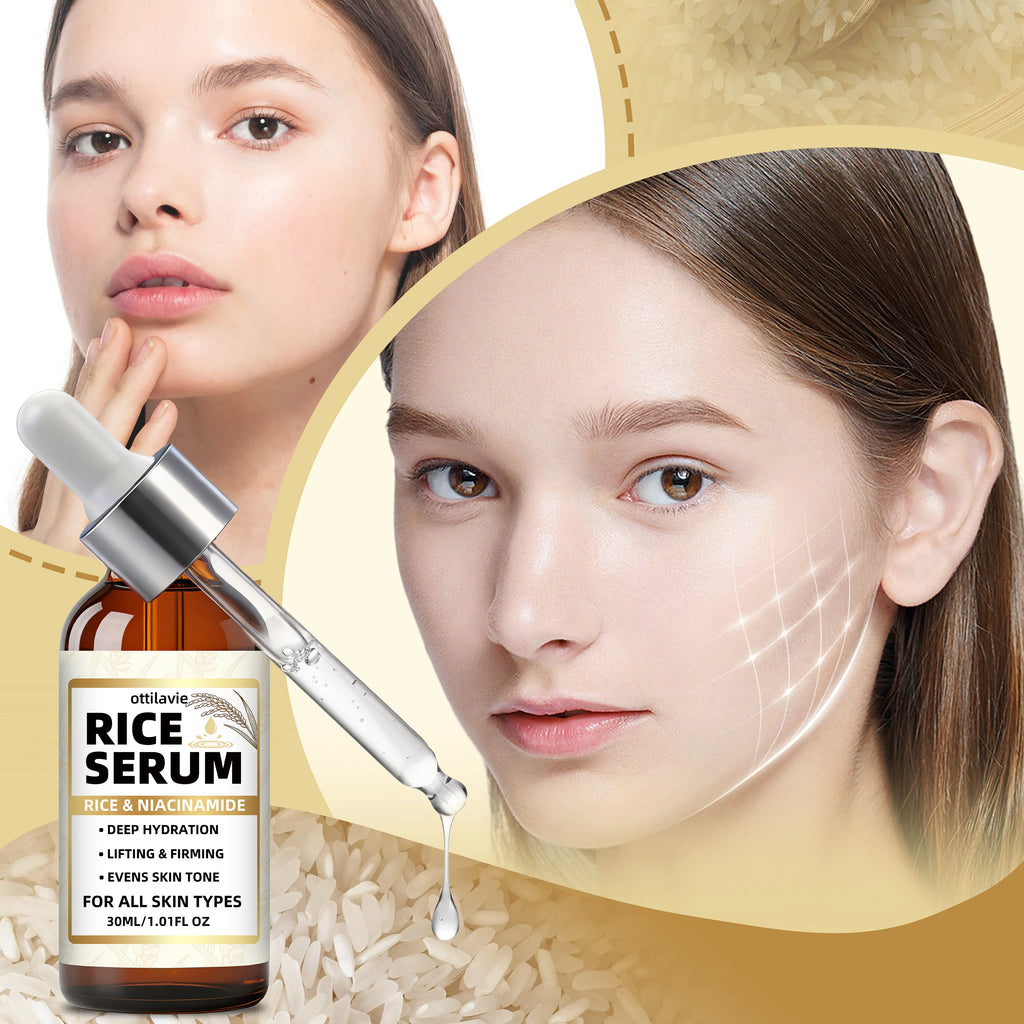 Ottilavie Rice Serum – Lift, Firm & Hydrate All Skin Types Face Serum Oasis Select