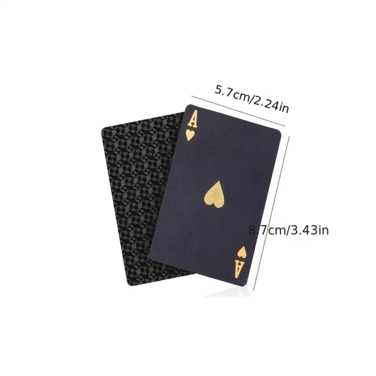 1Set Decks Playing Card Waterproof Poker Cards Plastic PET Poker Card Novelty Poker Game Tools for Family Game Party Oasis Select