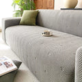 All-inclusive New Sofa Cover Jacquard Velvet Sofa Cover All-season Universal Anti-cat Scratch Sofa Cover Couch Covers for Sofas Oasis Select 5 people 305-360cm Dark Gray
