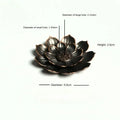Alloy Incense Burner Stick Holder Buddhism Lotus Line Incense Plate Sandalwood Coil Base Temples Yoga Studios Home Decoration Oasis Select S1