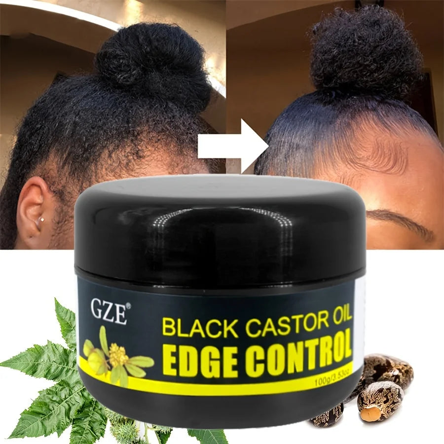GZE African Black Castor Extra Hold Braid & Loc Twist Gel 100g