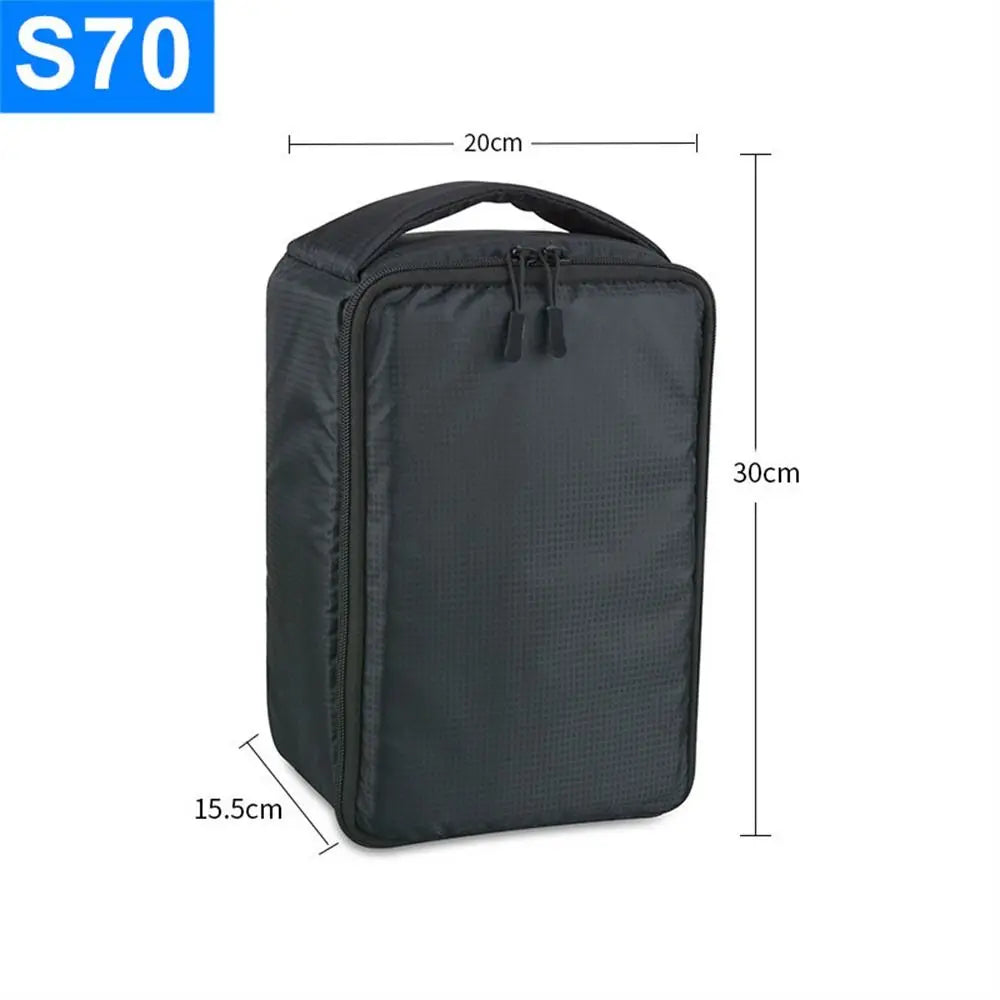 Waterproof DSLR Camera Inserts Bag Portable Inner Partition Padded Protector Bag Super Thick Drop-Proof Liner Inserts Handbag Oasis Select --S70