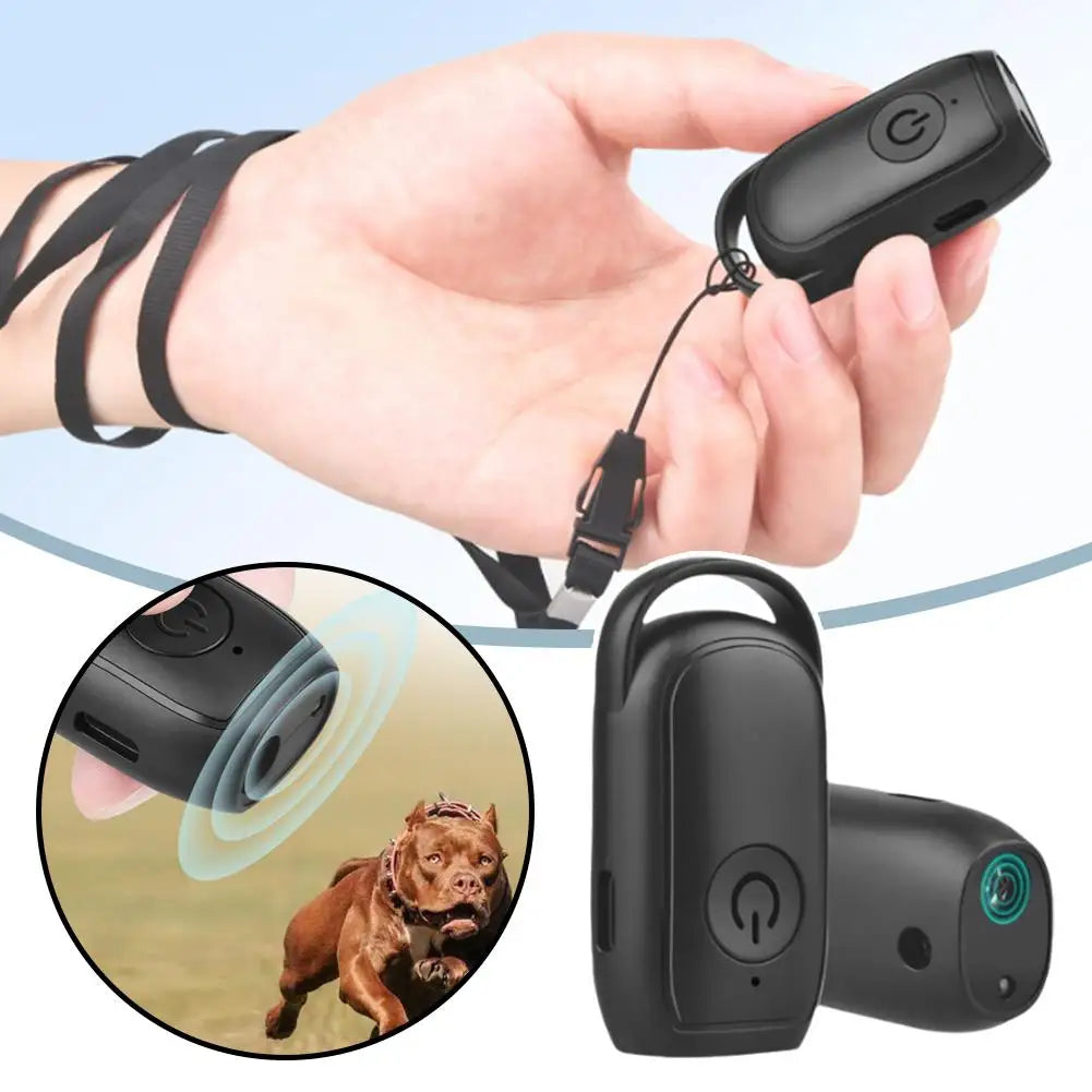 Portable Ultrasonic Dog Barking Control Trainer, Rechargeable Dog Training Aid Anti Barking Device, for Indoor Outdoor Use Oasis Select