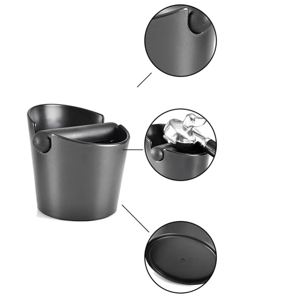 Mini Coffee Knock Box – Anti-Slip Base & Detachable Rod