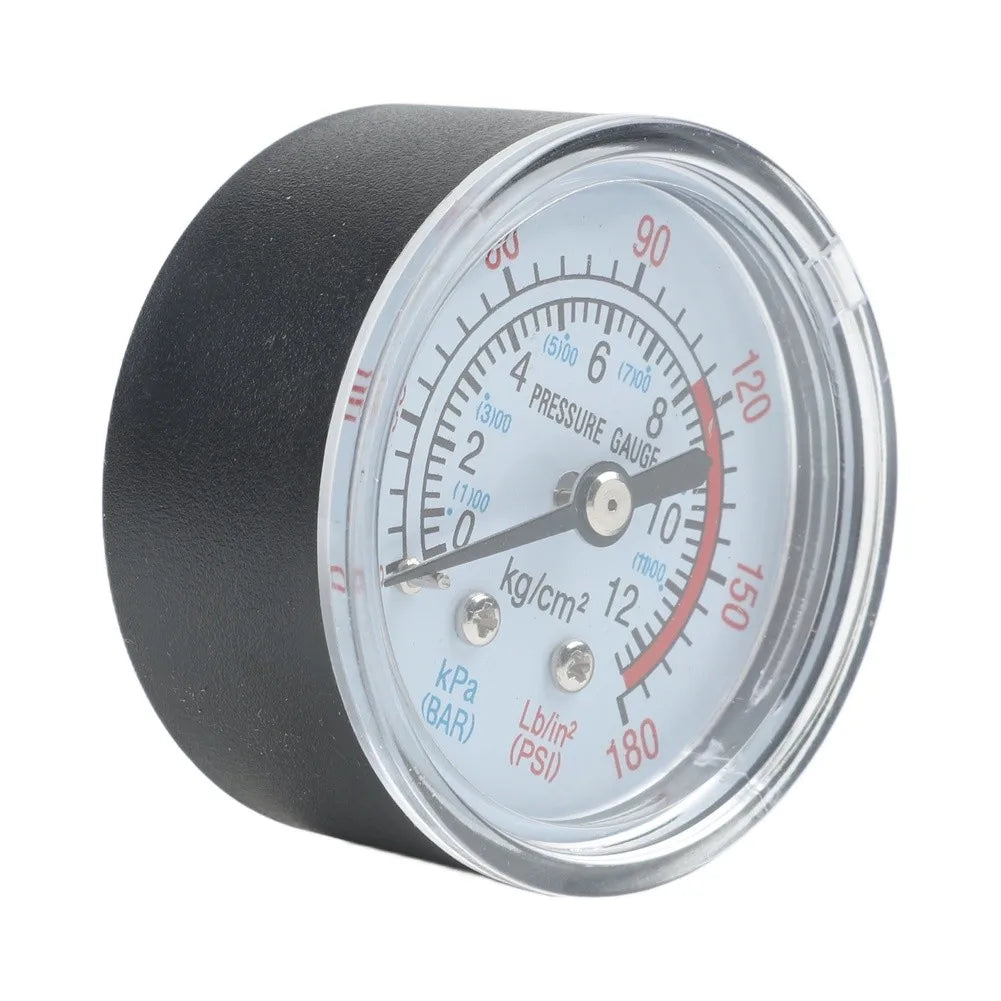 Air Compressor Pressure Gauge 1/4" BSP 0-180 PSI 0-12 Bar Pressure Gauge Oasis Select