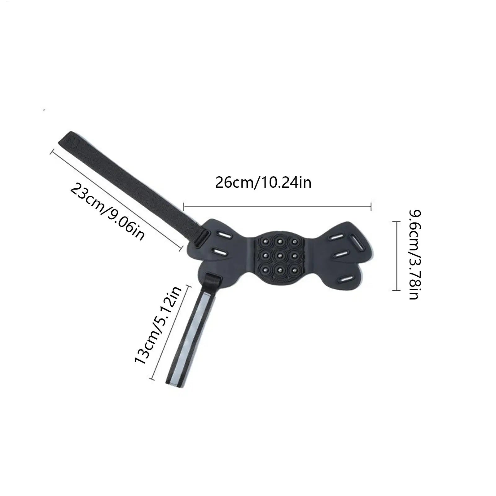 Ice Cleats 9 Studs Anti-Slip Snow Crampons Ice Snow Cleats for Shoes Boots for Winter Walking Running Hiking Climbing Outdoor Oasis Select