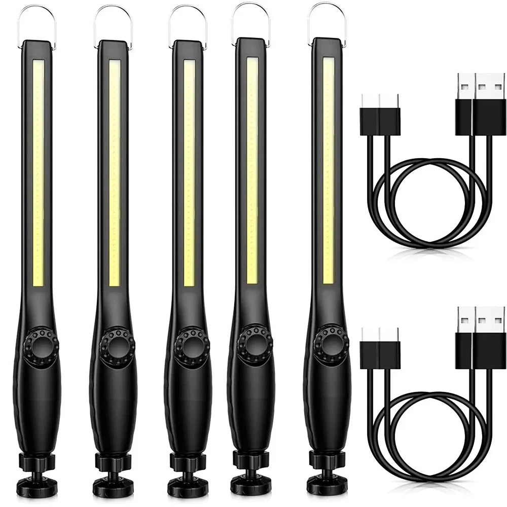 COB LED Magnetic Work Light – USB Rechargeable, 700 Lumens