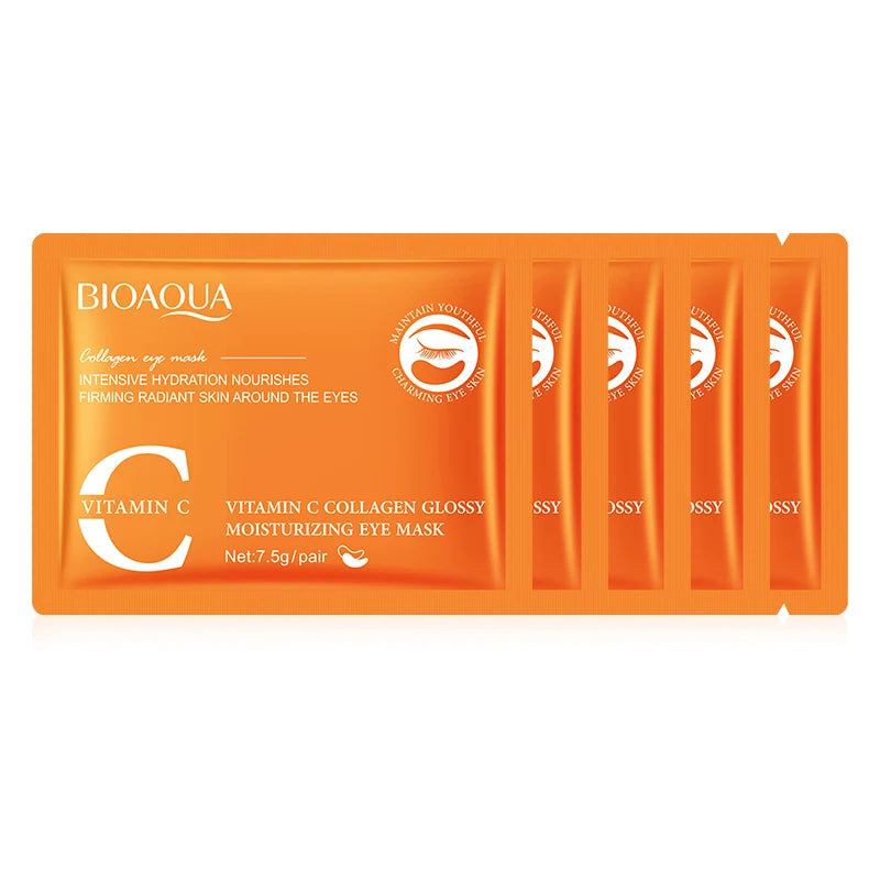 BIOAQUA Retinol Collagen Eye Mask – Dark Circles & Wrinkles Eye Treatment Mask Oasis Select Vitamin C 5p