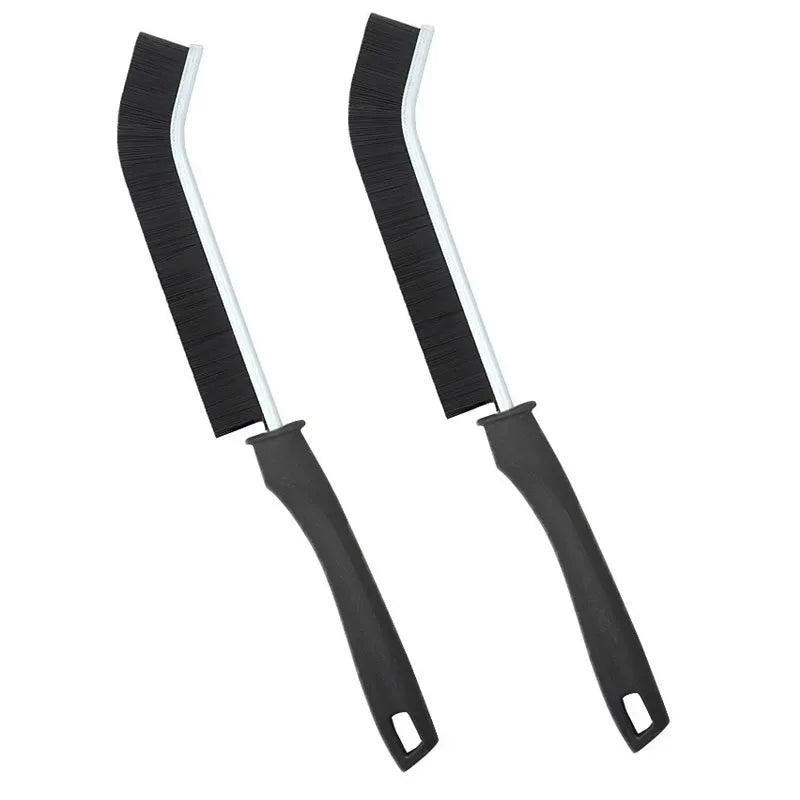 Hard-Bristled Crevice Cleaning Brush Grout Cleaner Scrub Brush Deep Tile Joints Crevice Gap Cleaning Brush Tools Accessories Oasis Select 2PCS L