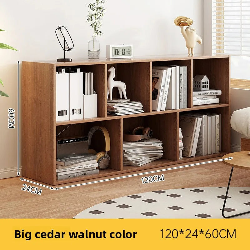 Bookcase Household Bookshelf Shelf Kindergarten School Bag Cabinet Living Room Grid Cabinet Storage Cabinet Large Capacity Oasis Select 9