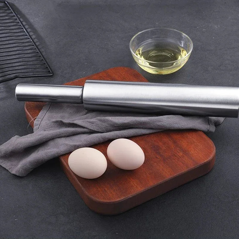Stainless Steel Rolling Pin – Non-Stick Baking Dough Roller Rolling Pin Oasis Select