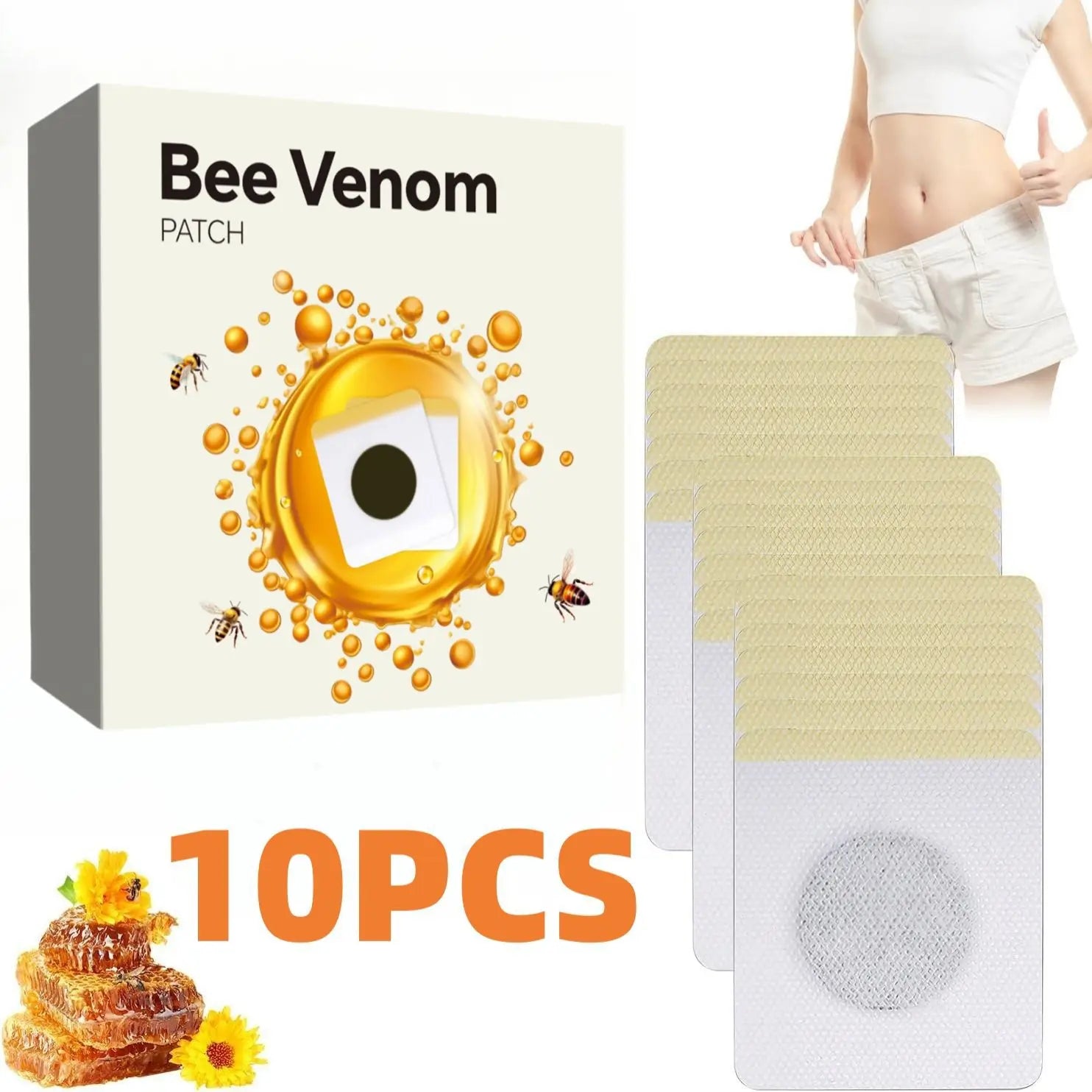 30/20/10 Abdominal Patch - Breathable, Sweatproof, Waterproof Body Care Patch - Natural Abdominal Patch for Abdominal Comfort Oasis Select 10pcs