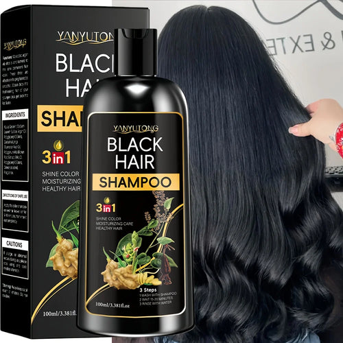 3 in 1 Turmeric Color-Treated Shampoo, Nourishing Color-Treated Shampoo Gentle Formula, Plant-Based, Light Beige Oasis Select