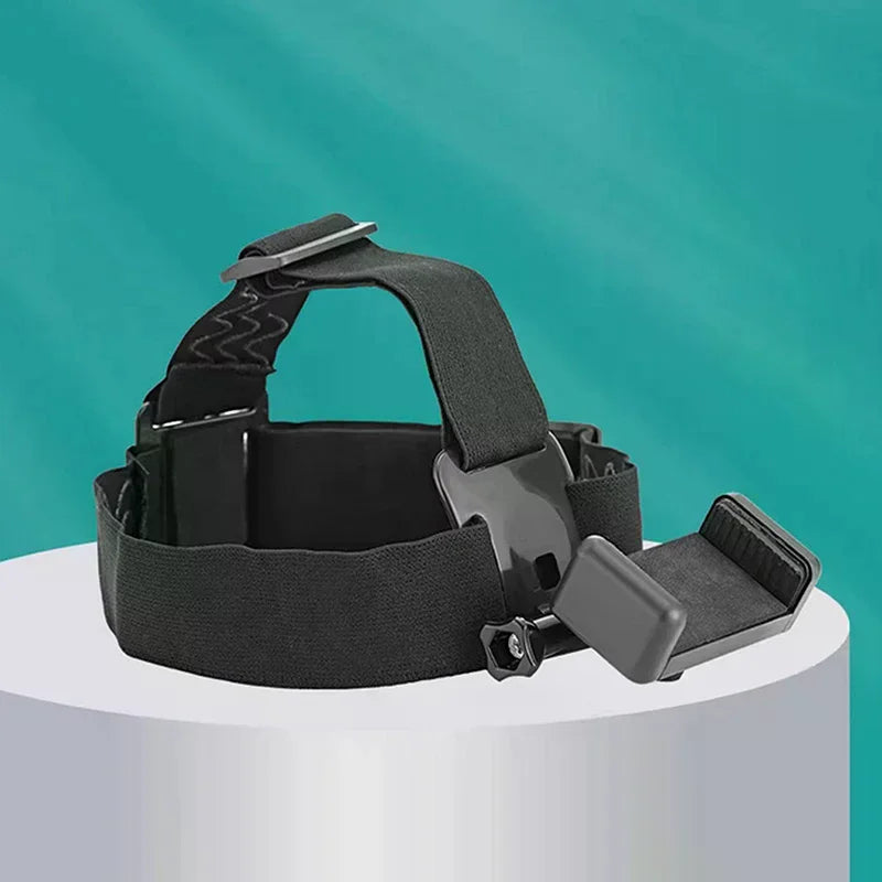 Head-Mounted Headband Bracket Adjustable Live Broadcast Mobile Phone Holder First-person Perspective Fixed Bracket Gift Oasis Select