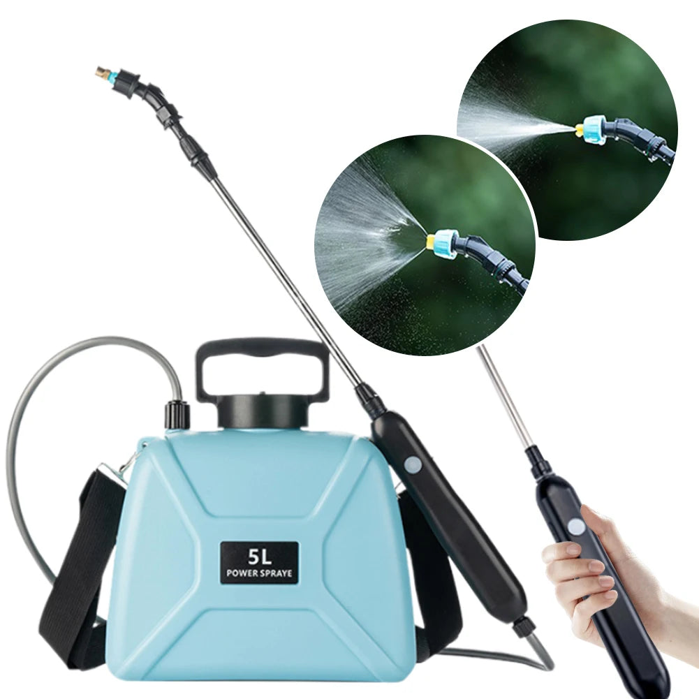 5L Agricultural Electric Sprayer 2 Modes Electric Plant Sprayer 1800mAh/2400mAh Garden Irrigation Sprinkler Garden Watering Tool Oasis Select