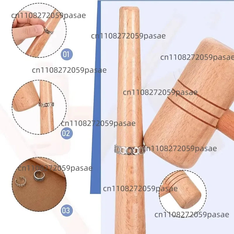 DIY Wood Jewelry Tool Set 10-Piece for Jewelry Making Golding Tools Handmade Design Oasis Select