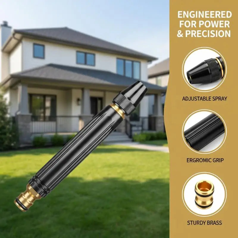 Home High Pressure Car Wash Water Gun, 2026 New Heavy High Pressure Washer Gun, Adjustable Booster High-pressure Car Washing Oasis Select