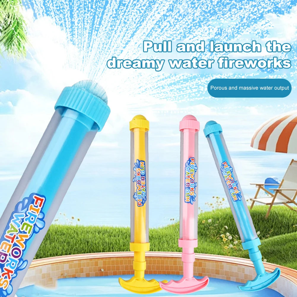 Fireworks Water Gun – Large Capacity Pull-Out Sprinkler Toy Kids Water Gun Toy Oasis Select