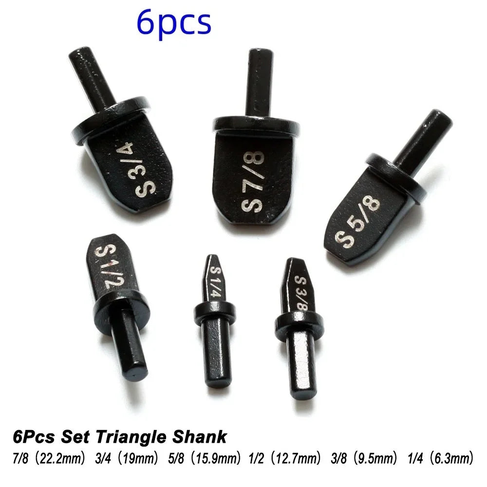HVAC Tube Expander Set 5/6pc – Hex Shank Swaging Flaring Tool Kit HVAC Tube Expander Oasis Select A 6Pcs Triangle