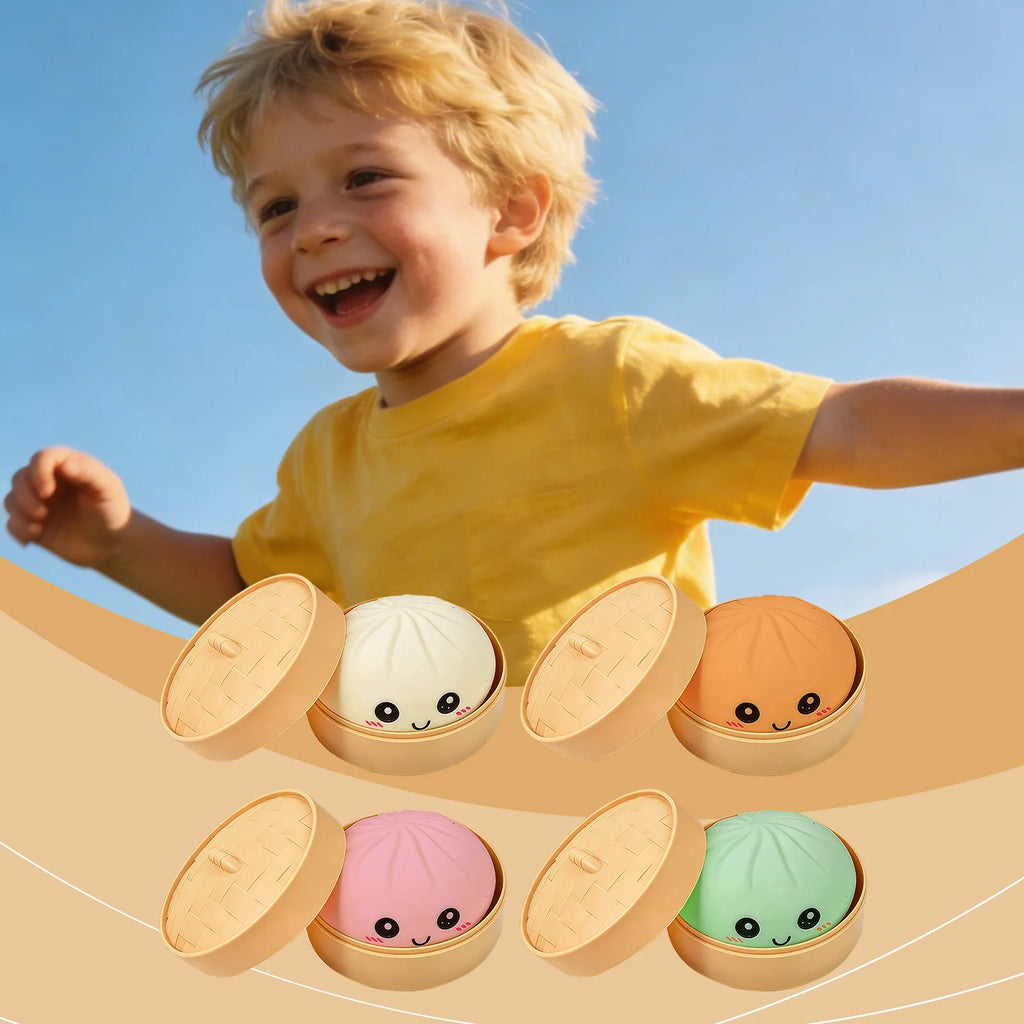 Cute Bao Squishy Squeeze Toy – Slow Rebound Food Shape