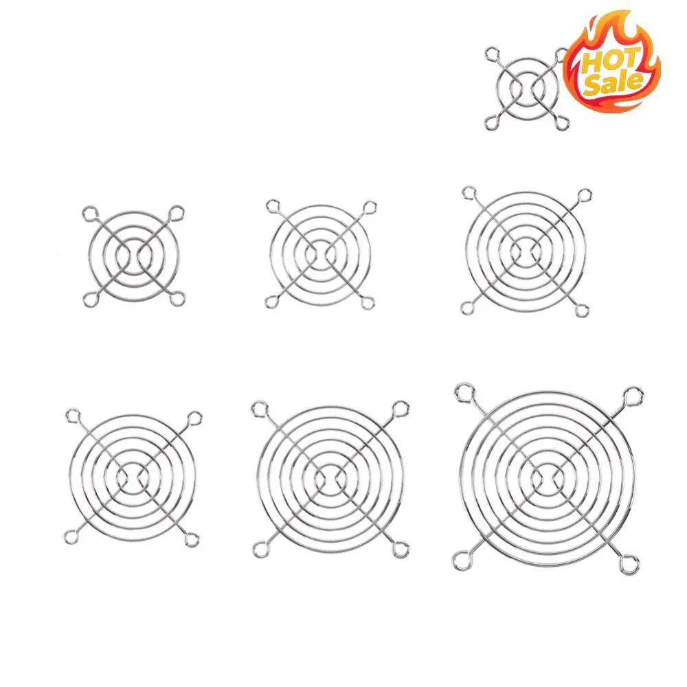 5pcs Computer Case Fan Grills Replacement Computer Cooling Fan Finger Guard Protector 40mm 50mm 60mm 70mm 80mm 90mm 110mm Oasis Select
