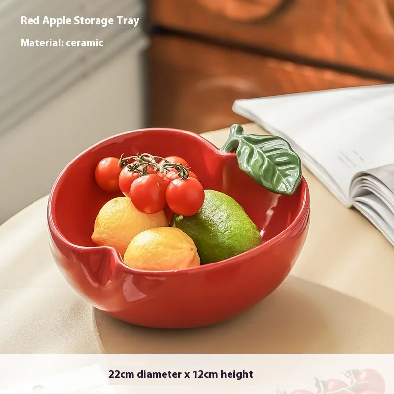 Beautiful Orange Fruit Platter for Home Fruit Storage Exquisite and Of High Appearance Level Oasis Select Ping an Joy