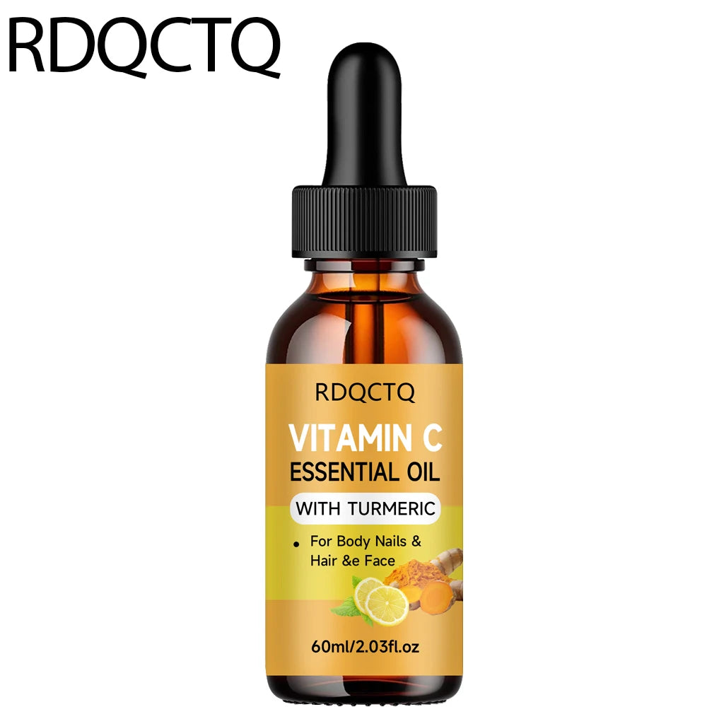 Turmeric & Vitamin C Leave-In Hair Oil – Frizz & Shine 40/60ml Leave-In Hair Oil Oasis Select