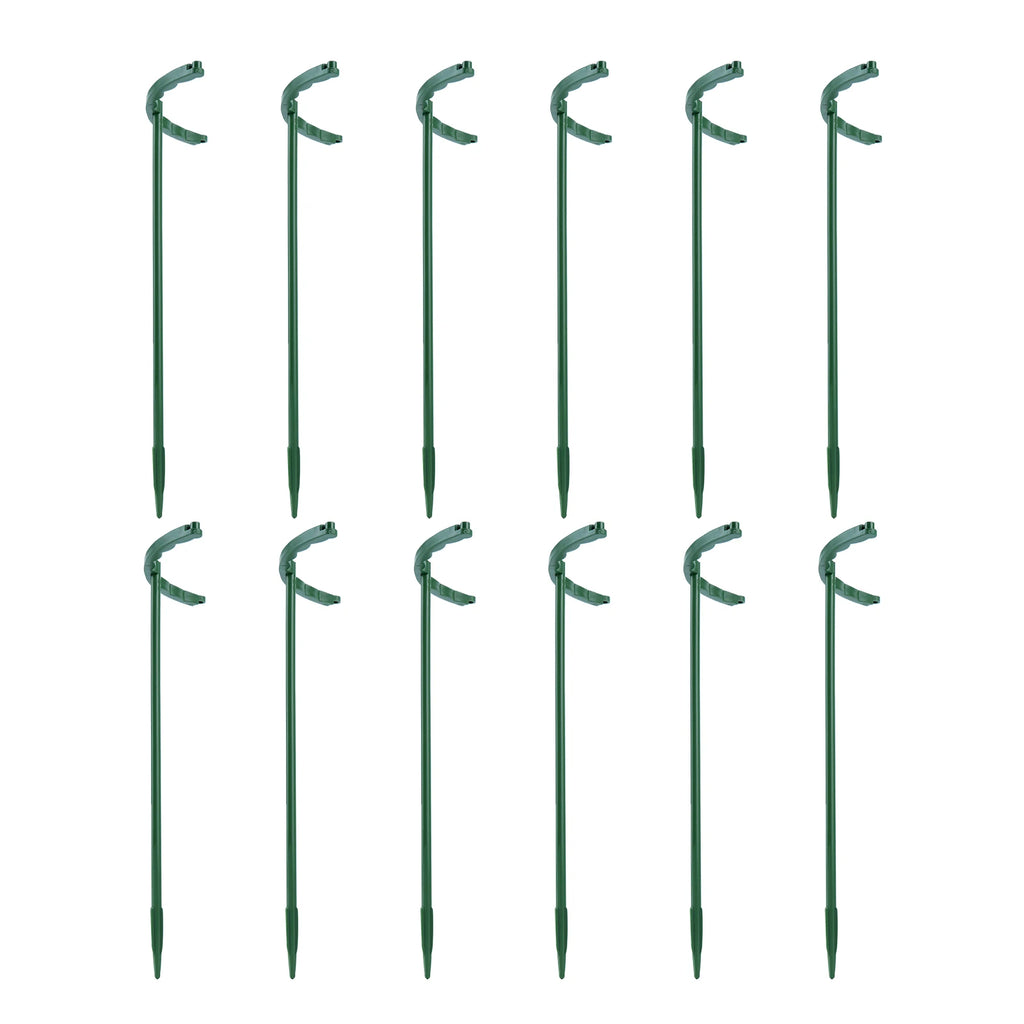 6Pcs Plant Support Stakes Half Round Plant Support Protective Garden Flower Support Indoor Plant Stake Garden Supplies Oasis Select 25cm United States