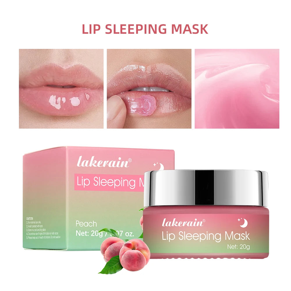 Moisture Collagen Lip Sleeping Mask Hydrate Plump Long-Lasting and Intense Repair Lips Suitable Dry Chapped Lips Skin Care Oasis Select