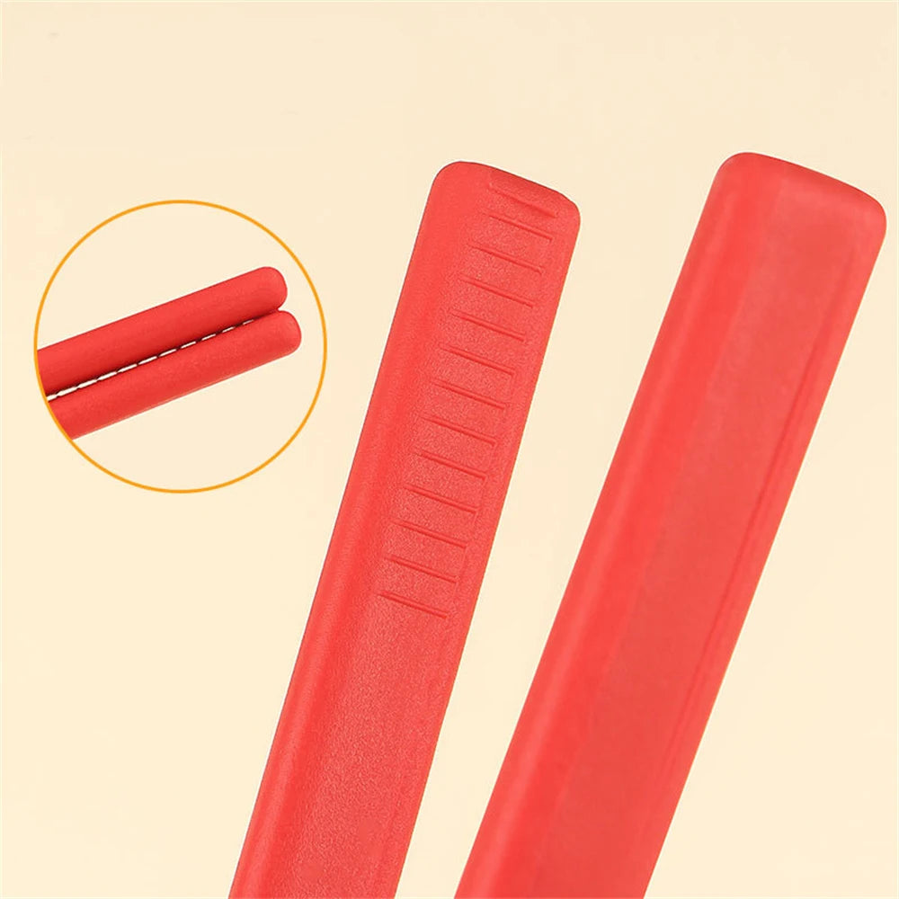 Silicone Bread Clip One-piece Design Anti-hot Anti-slip Multifunctional Food Holder Spaghetti Tongs Kitchen Tools Accessories Oasis Select