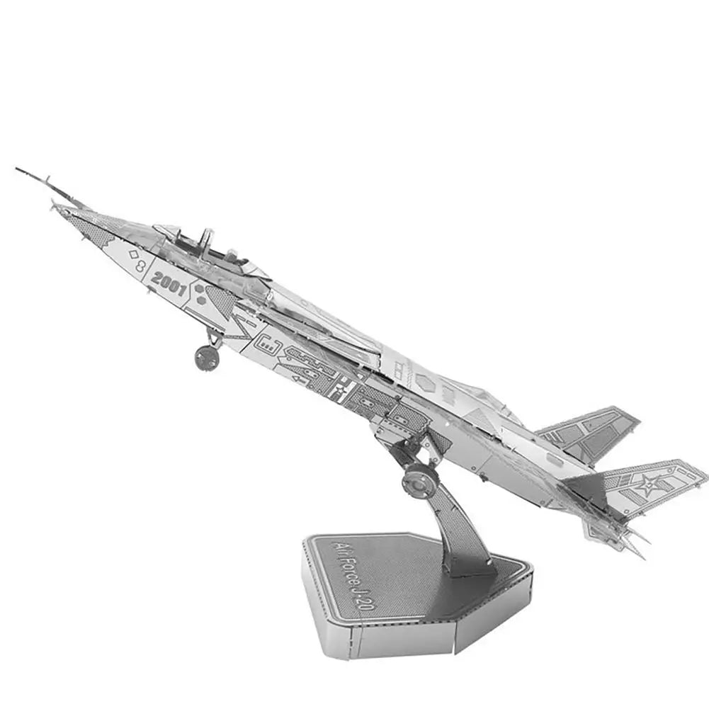 3D Metal Aircraft Model Kit – DIY Military Airplane Puzzle