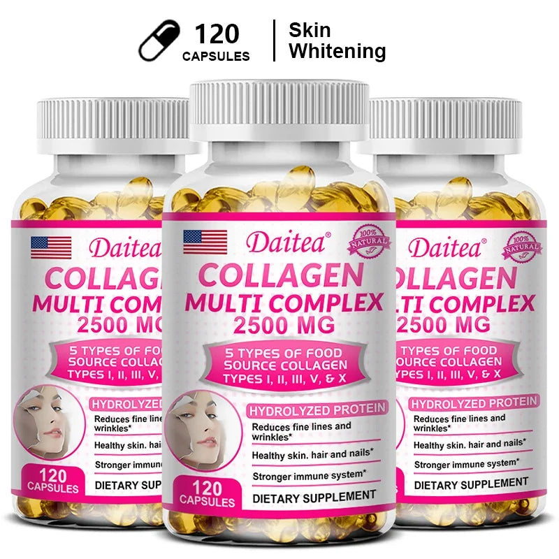 Daitea Hydrolyzed Collagen Supplement – Supports Healthy Skin, Joints, Hair, Nails - Antioxidant - Dietary Supplement Oasis Select