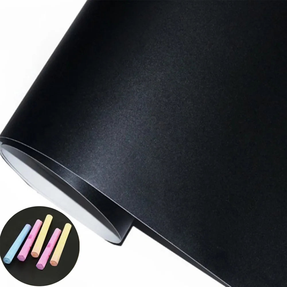 Blackboard Stickers Chalk Board Erasable PVC Adhesive Blackboard With Chalk Wall Sticker Chalk Board Draw Stickers 45x200CM Oasis Select 45x200cm