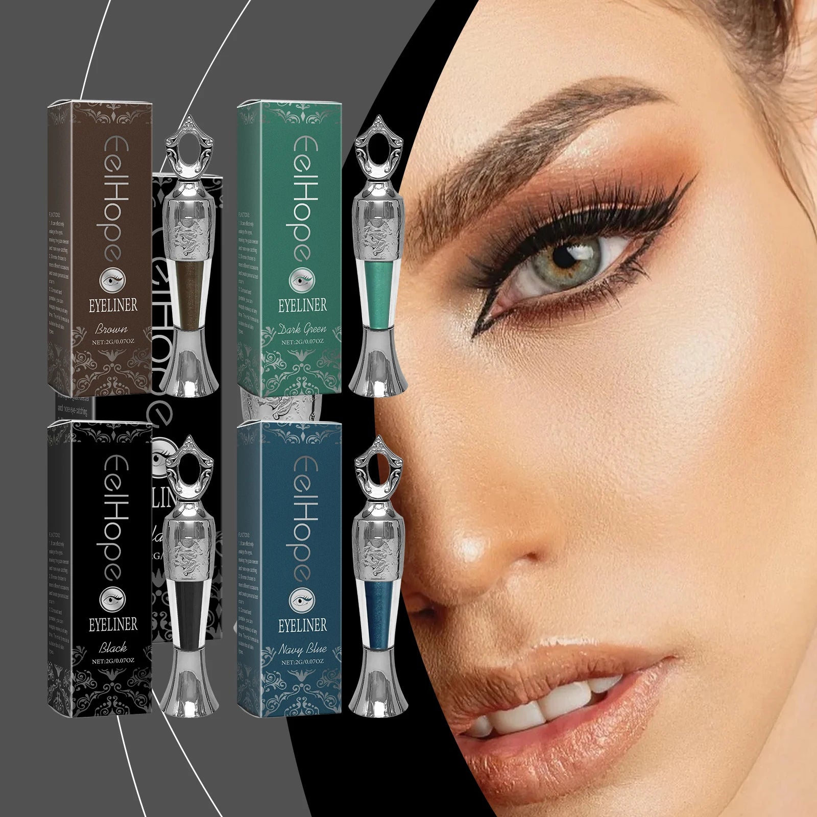 Waterproof Colored Eyeliner Pen – Long-Lasting & Skin-Kind Liquid Eyeliner Pen Oasis Select