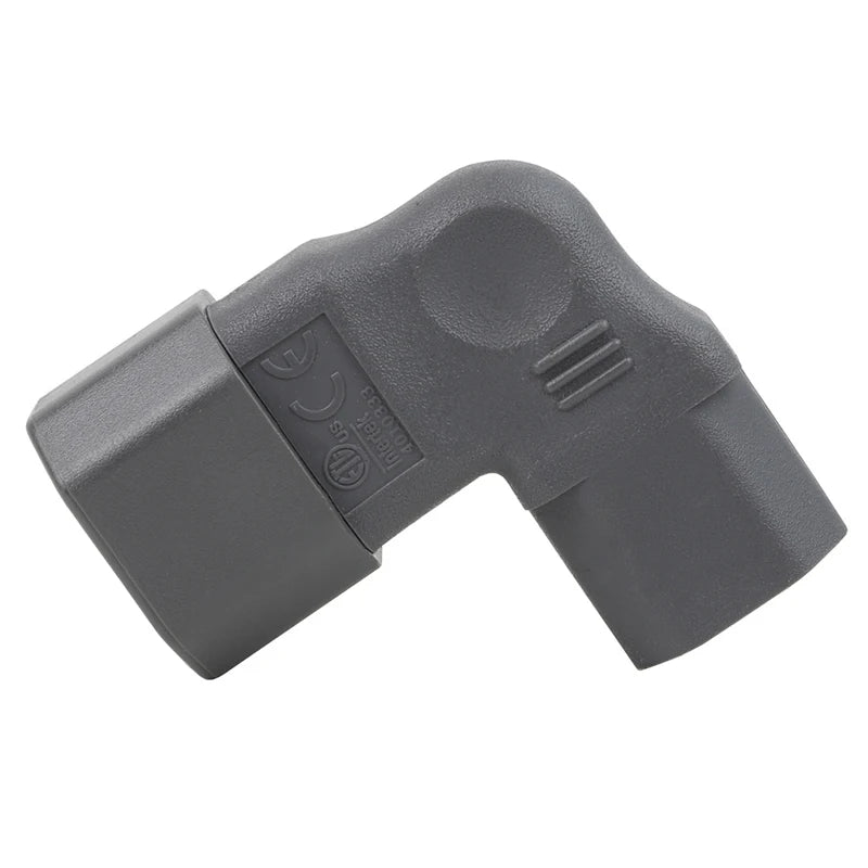 3pin Male To Female Extend 90 Degree Down Up Angle AC Converter IEC 320 C14 To C13 Left Right Angle AC Adapter IEC 320 Oasis Select
