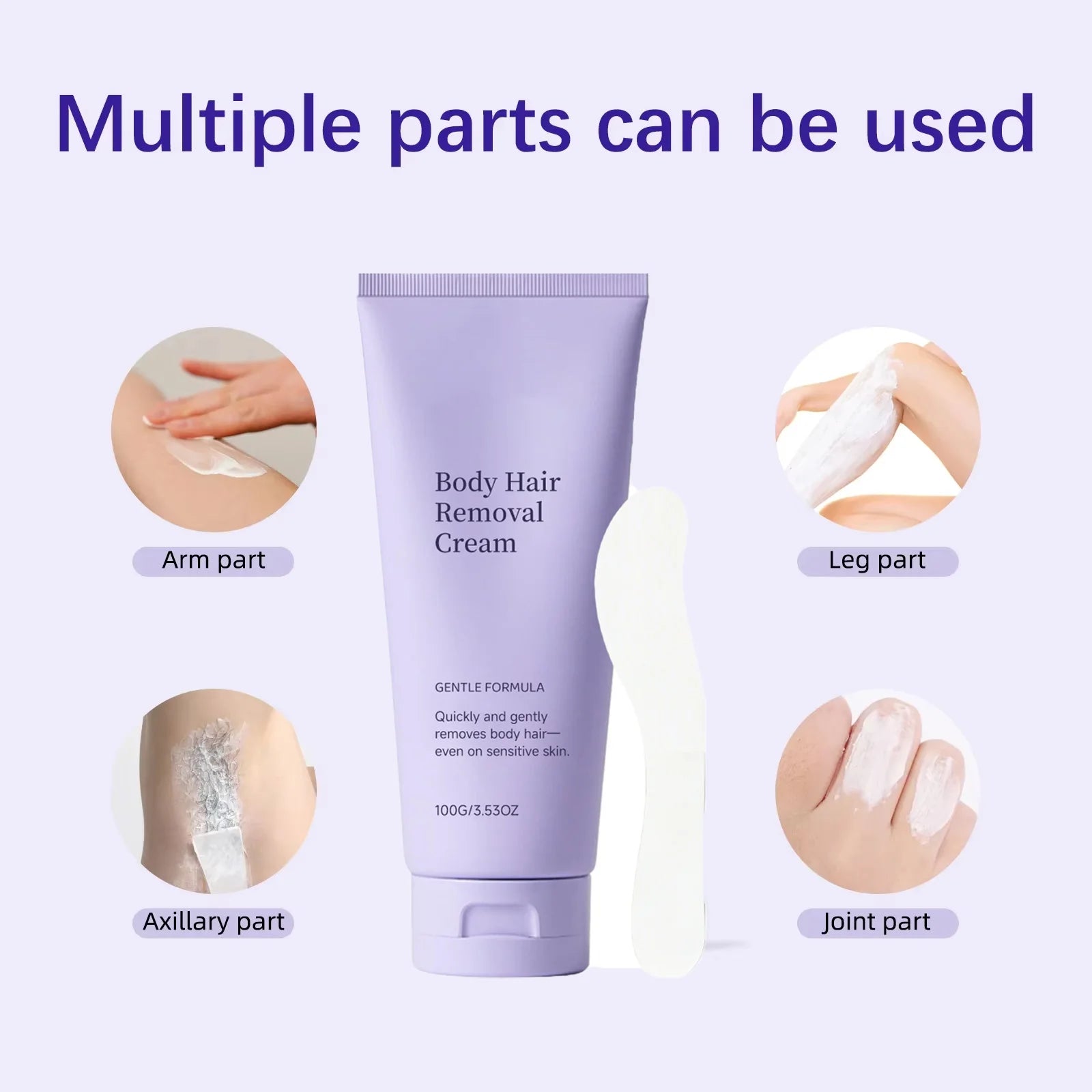 Hoygi Painless Hair Removal Cream – Legs, Arms & Bikini Hair Removal Cream Oasis Select